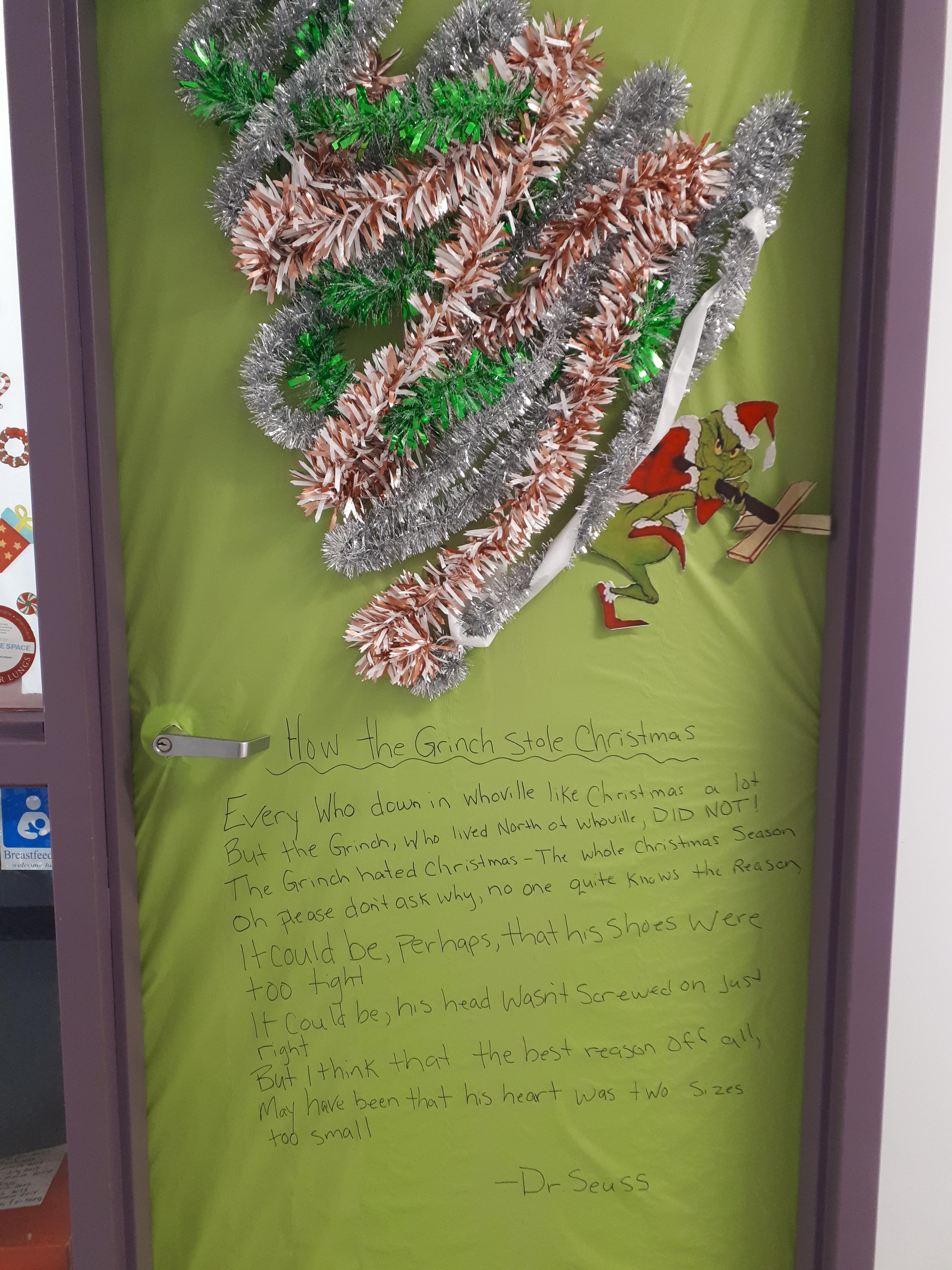 Christmas 2019 Door Decorating Contest Lac La Ronge Indian